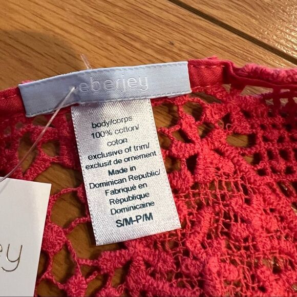 Eberjey Guajira Esmeralda Crochet Cold Shoulder Cover Up - Picture 7 of 7